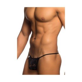 Tanga Mob Eroticwear Jaune Noir XL | Tienda24 Tienda24.eu