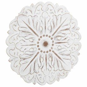 Decorazione da Parete Alexandra House Living Bianco Legno di abete Legno MDF 3 x 60 x 60 cm di Alexandra House Living, Scultu...