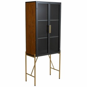 Armoire Alexandra House Living Marron verre Bois d'épicéa Bois MDF 35 x 155 x 64 cm de Alexandra House Living, Penderies - Ré...