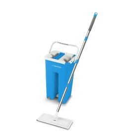 Mop with Bucket Esperanza EHS004 Azul Branco Microfibra de Esperanza, Esfregonas - Ref: S9148943, Preço: 9,28 €, Desconto: %