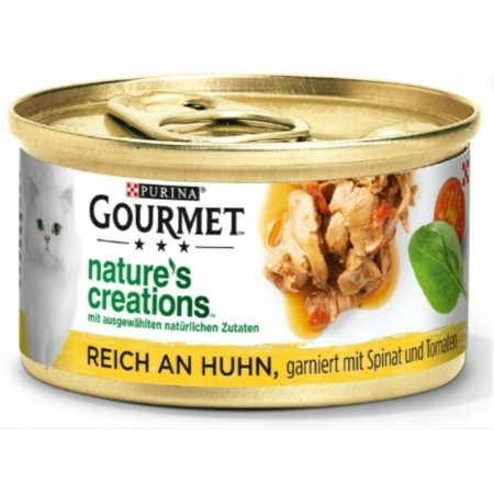 Comida para gato Purina Gourmet Pollo Espinacas Tomate 85 g | Tienda24 - Global Online Shop Tienda24.eu