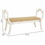 Panca Alexandra House Living Bianco Spugna Legno di abete Legno MDF 45 x 78 x 139 cm | Tienda24 - Global Online Shop Tienda24.eu