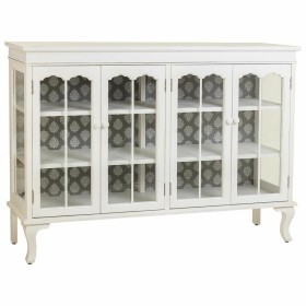 Anrichte Alexandra House Living Weiß Glas Tannenholz Holz MDF 40 x 101 x 142 cm von Alexandra House Living, Buffets - Ref: D1...