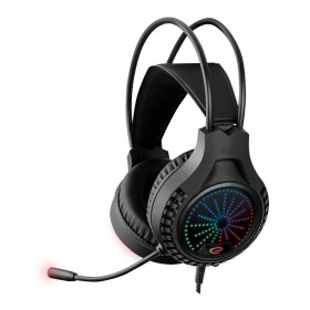 Headphones with Microphone Esperanza EGH470 Black | Tienda24 - Global Online Shop Tienda24.eu