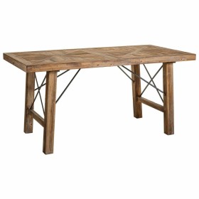 Table Alexandra House Living Marron 80 x 77 x 160 cm de Alexandra House Living, Tables - Réf : D1632388, Prix : 463,76 €, Rem...