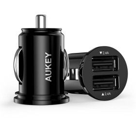 Caricabatterie per Auto Aukey CC-S1 Nero 24 W di Aukey, Caricabatterie - Rif: S9164332, Prezzo: 11,70 €, Sconto: %