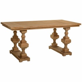 Mesa de Jantar Home ESPRIT Aço Vidro temperado 160 x 90 x 76 cm | Tienda24 - Global Online Shop Tienda24.eu