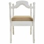 Banqueta Alexandra House Living Branco Esponja Madeira de abeto Madeira MDF 45 x 78 x 90 cm de Alexandra House Living, Cadeir...