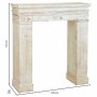 Frontal de chimenea Alexandra House Living Blanco Madera de abeto Madera MDF 30 x 110 x 100 cm de Alexandra House Living, Fro...