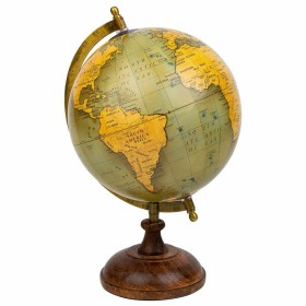 Globe Alexandra House Living Brown Paper Iron Plastic Mango wood 20 x 25 x 20 cm by Alexandra House Living, Geography - Ref: ...