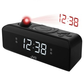 Pendule Réveil JVC RA-E211B Noir de JVC, Réveils - Réf : S9167805, Prix : 35,40 €, Remise : %