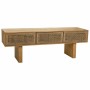 Tavolo aggiuntivo Alexandra House Living Marrone Corda Legno di abete Legno di paulownia 36 x 45 x 130 cm | Tienda24 - Global Online Shop Tienda24.eu