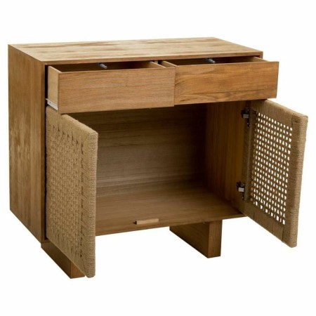 Meuble d'Entrée avec Tiroirs Alexandra House Living Marron Corde Bois d'épicéa Bois de paulownia 36 x 75 x 80 cm | Tienda24 - Global Online Shop Tienda24.eu