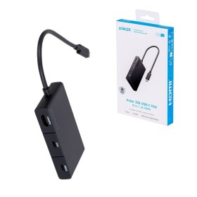 Hub USB Anker 332 100 W Noir de Anker, Hubs USB - Réf : S9175317, Prix : 61,21 €, Remise : %