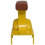 Taburete Alexandra House Living Amarillo PVC Cuero Hierro 50 x 75 x 95 cm Moto de Alexandra House Living, Sillas y sofás - Re...