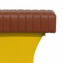 Sgabello Alexandra House Living Giallo PVC Pelle Ferro 50 x 75 x 95 cm Moto di Alexandra House Living, Sedie e Divani - Rif: ...