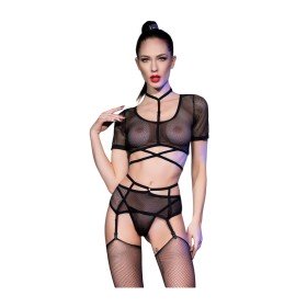 Conjunto de Lingerie René Rofé Preto (S/M) | Tienda24 Tienda24.eu