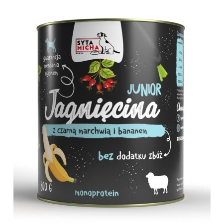 Nassfutter SYTA MICHA Junior Lamb with black carrot and banana 800 g | Tienda24 - Global Online Shop Tienda24.eu