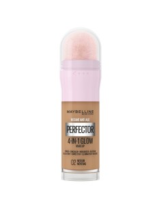 Base per Trucco Fluida Maybelline Instant Age Perfector Glow Nº 02 Medium Moyenne 20 ml da Maybelline, Fondotinta - Ref: S051...