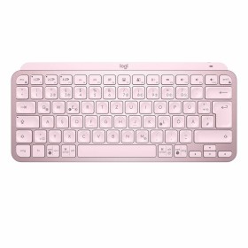 Clavier Logitech 920-010500 Rose Monochrome QWERTY de Logitech, Claviers - Réf : S9186643, Prix : 94,65 €, Remise : %