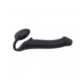 Consolador con arnés VSCNOVELTY Negro 17,8 cm | Tienda24 Tienda24.eu