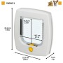 Cat Flap Ferplast Swing Grey 22,5 x 5,5 x 5 cm | Tienda24 - Global Online Shop Tienda24.eu