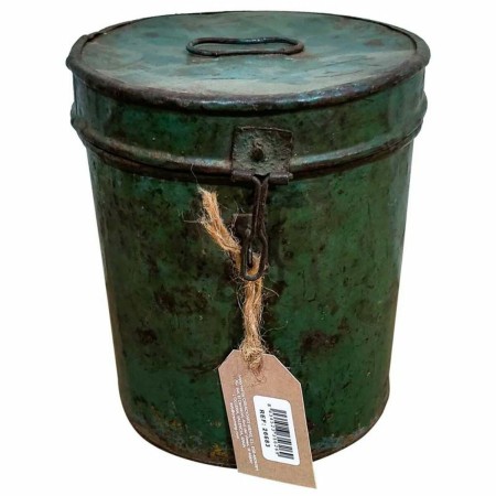 Decorative canister Alexandra House Living Green Iron Traditional style 18 x 22 x 18 cm by Alexandra House Living, Lidded Sto...