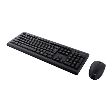 Keyboard and Wireless Mouse Trust Primo Black Monochrome English EEUU Qwerty US | Tienda24 - Global Online Shop Tienda24.eu