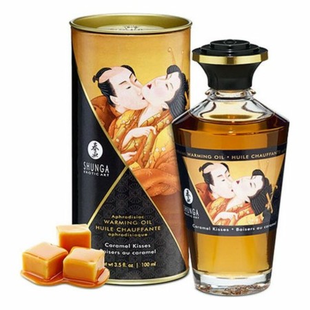 Aceite de Masaje Erótico Shunga Caramel Kisses 100 ml | Tienda24 Tienda24.eu