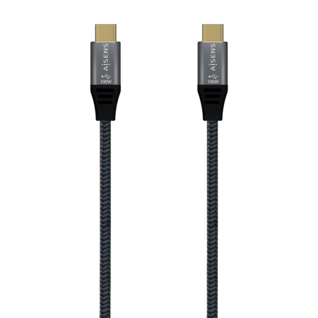 USB-C-Kabel Aisens A107-0670 Grau (1 Stück) | Tienda24 Tienda24.eu