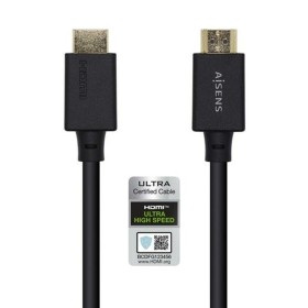 Cable HDMI Aisens A120-0122 Negro 3 m | Tienda24 Tienda24.eu