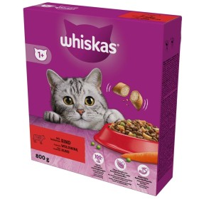 Aliments pour chat Whiskas delicious beef Viande de bœuf 800 g de Whiskas, Sèche - Réf : S9194588, Prix : 5,95 €, Remise : %