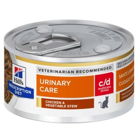 Cat food Hill's Feline c/d Urinary Stress Stews Chicken Pig 82 g by Hill's, Wet - Ref: S9194599, Price: 2,89 €, Discount: %