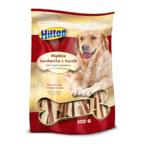 Dog Snack Hilton Soft duck sandwich 100 g by Hilton, Biscuits, cakes and snacks - Ref: S9195339, Price: 2,95 €, Discount: %