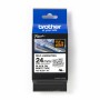 Cinta laminada para máquinas rotuladoras Brother TZe-SL251 Branco Preto (1 Unidade) | Tienda24 Tienda24.eu