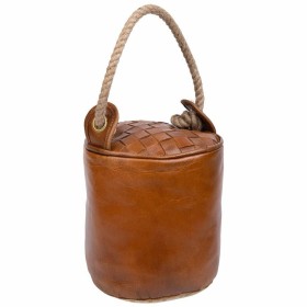 Doorstop Alexandra House Living Cotton Leather 20 x 20 x 20 cm Brown by Alexandra House Living, Doorstops - Ref: D1632616, Pr...