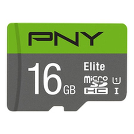 Tarjeta de Memoria Micro SD con Adaptador PNY P-SDU16GU185GW-GE Elite C10 16 GB | Tienda24 - Global Online Shop Tienda24.eu