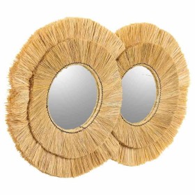 Wall mirror Wood White Glass (75 x 136 x 1,5 cm) (2 Units) | Tienda24 - Global Online Shop Tienda24.eu