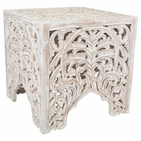 Centre Table Alexandra House Living White Mango wood 45 x 45 x 45 cm by Alexandra House Living, Tables - Ref: D1632642, Price...