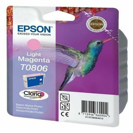 Tinteiro de Tinta Original Epson C13T08064011 Magenta Claro | Tienda24 Tienda24.eu