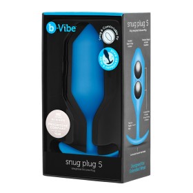 Plug Vibrador Anal B-Vibe 5 Azul de B-Vibe, Masajeadores eléctricos - Ref: S9402974, Precio: 54,09 €, Descuento: %