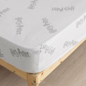 Fitted bottom sheet Happy Home LISOS COTTON White Double | Tienda24 - Global Online Shop Tienda24.eu