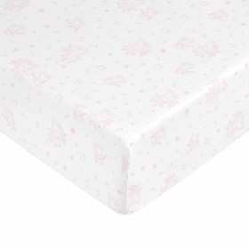 Drap housse Peppa Pig Blanc Rose de Peppa Pig, Draps et taies d'oreiller - Réf : S9800119, Prix : 16,29 €, Remise : %