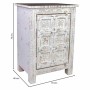 Mesa de Cabeceira Alexandra House Living Branco Castanho 40 x 53 x 73 cm de Alexandra House Living, Mesinhas de cabeceira - R...