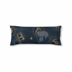 Funda de almohada HappyFriday BASIC Azul marino 45 x 155 cm | Tienda24 - Global Online Shop Tienda24.eu