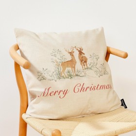 Housse de coussin Belum Christmas Deer Multicouleur 50 x 50 cm de Belum, Housses de coussin - Réf : S9800728, Prix : 12,95 €,...