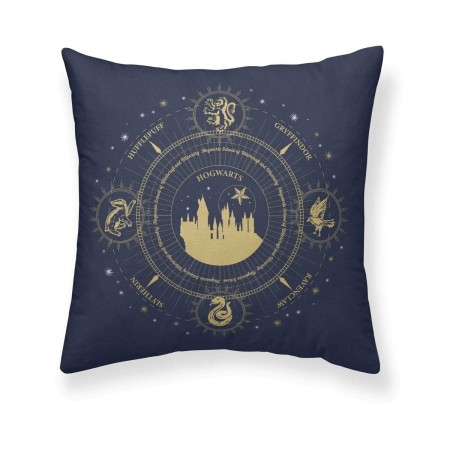 Cushion cover Harry Potter Christmas Gold Navy Blue 50 x 50 cm by Harry Potter, Cushion Covers - Ref: S9800731, Price: 9,89 €...