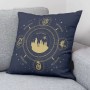 Fodera per cuscino Harry Potter Christmas Gold Blu Marino 50 x 50 cm di Harry Potter, Copricuscini e federe - Rif: S9800731, ...