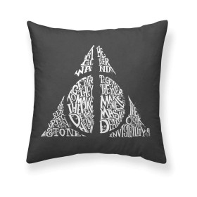 Capa de travesseiro Harry Potter Dealthy Hallows Preto Multicolor 50 x 50 cm de Harry Potter, Capas - Ref: S9800863, Preço: 9...