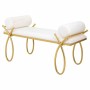 Bench Alexandra House Living Gold Foam Iron MDF Wood 49 x 53 x 112 cm | Tienda24 - Global Online Shop Tienda24.eu